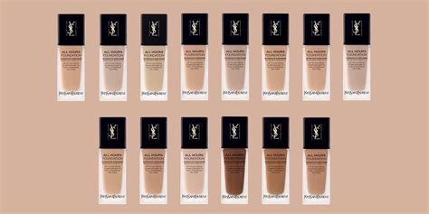 ysl foundation vs makeup forever hd|YSL foundation color guide.